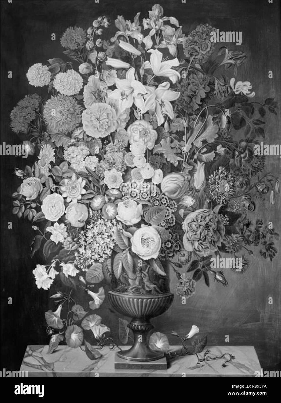 Blomster i Black and White Stock Photos & Images - Alamy