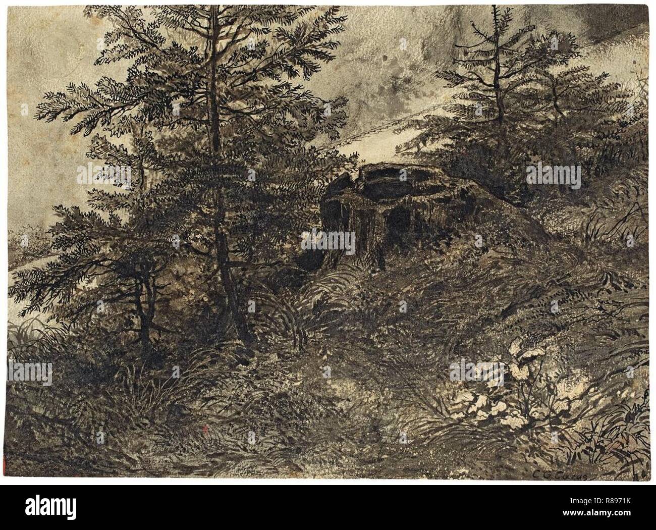 Carl gustav carus hi-res stock photography and images - Alamy
