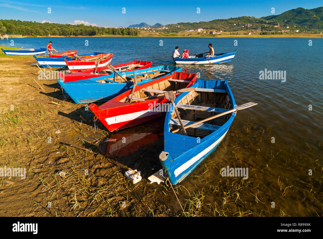 Artificial Lake in Tirana Park, Tirana, Albania Stock Photo Alamy