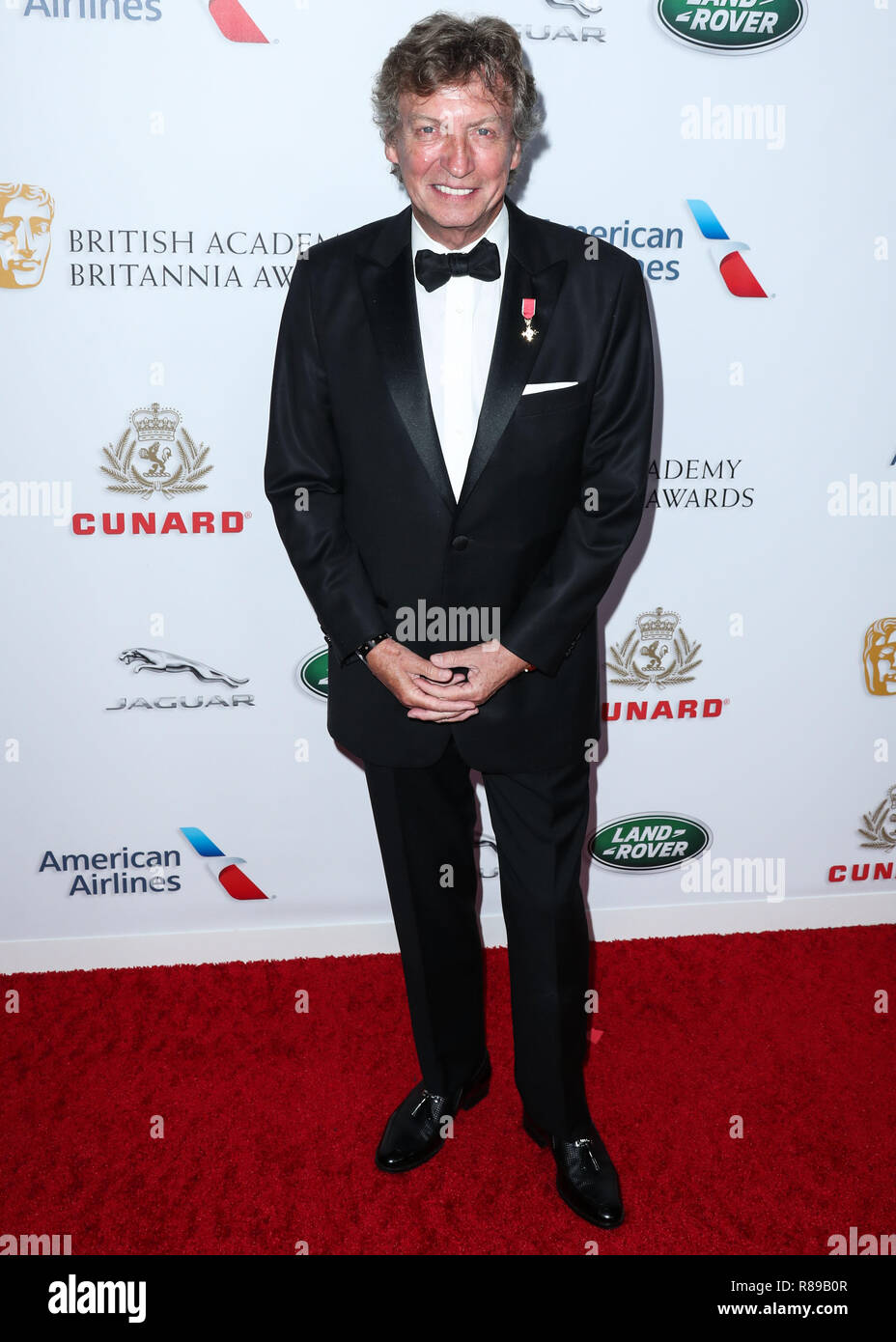 BEVERLY HILLS, LOS ANGELES, CA, USA - OCTOBER 26: Nigel Lythgoe at the 2018 British Academy Britannia Awards presented by Jaguar Land Rover and American Airlines held at The Beverly Hilton Hotel on October 26, 2018 in Beverly Hills, Los Angeles, California, United States. (Photo by Xavier Collin/Image Press Agency) Stock Photo