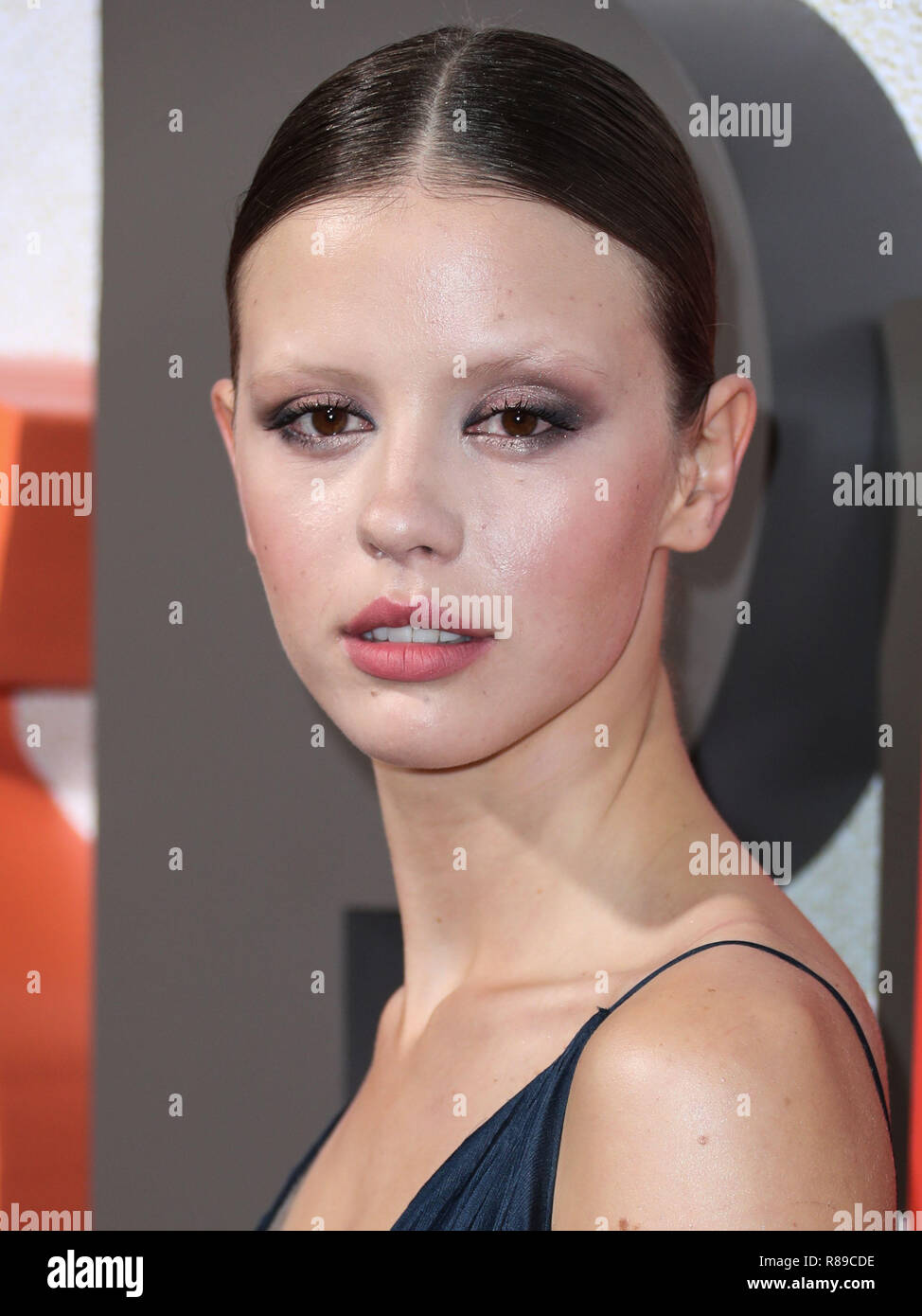 Mia goth arrives los angeles hi-res stock photography and images - Alamy