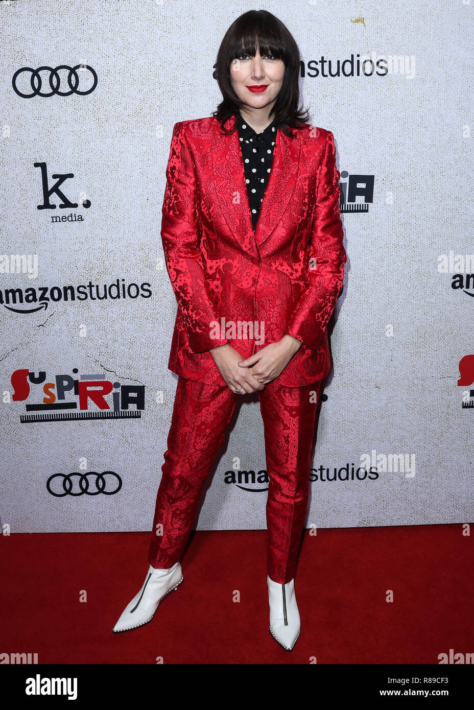 HOLLYWOOD, LOS ANGELES, CA, USA - OCTOBER 24: Karen O at the Los Angeles Premiere Of Amazon Studio's 'Suspiria' held at the ArcLight Cinerama Dome on October 24, 2018 in Hollywood, Los Angeles, California, United States. (Photo by Xavier Collin/Image Press Agency) Stock Photo