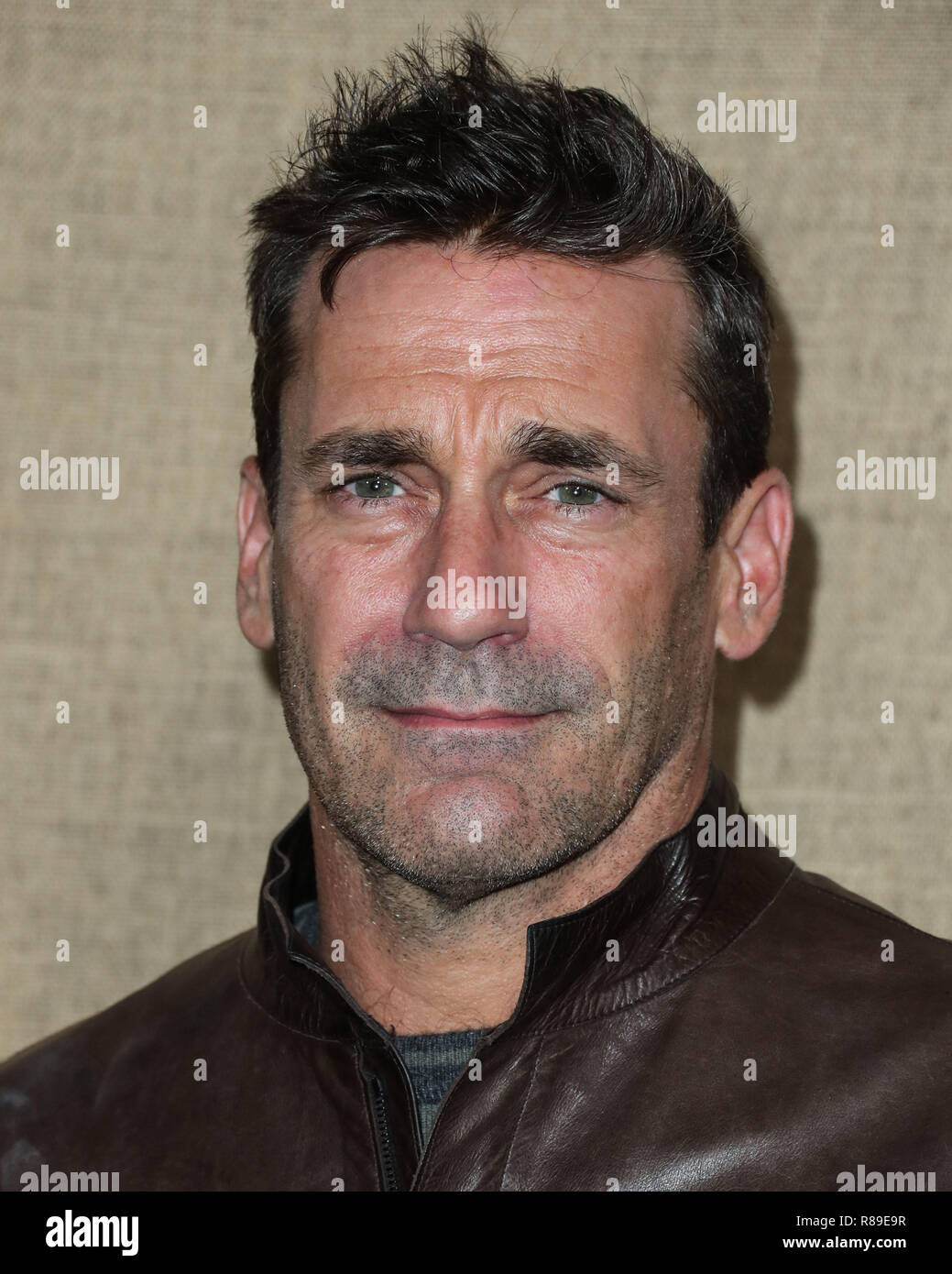 HOLLYWOOD, LOS ANGELES, CA, USA - OCTOBER 10: Jon Hamm at the Los Angeles Premiere Of HBO Series 'Camping' held at Paramount Studios on October 10, 2018 in Hollywood, Los Angeles, California, United States. (Photo by Xavier Collin/Image Press Agency) Stock Photo