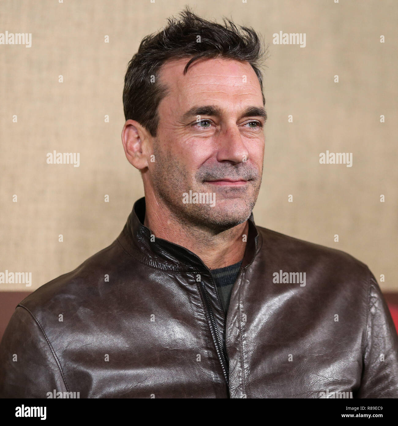 HOLLYWOOD, LOS ANGELES, CA, USA - OCTOBER 10: Jon Hamm at the Los Angeles Premiere Of HBO Series 'Camping' held at Paramount Studios on October 10, 2018 in Hollywood, Los Angeles, California, United States. (Photo by Xavier Collin/Image Press Agency) Stock Photo