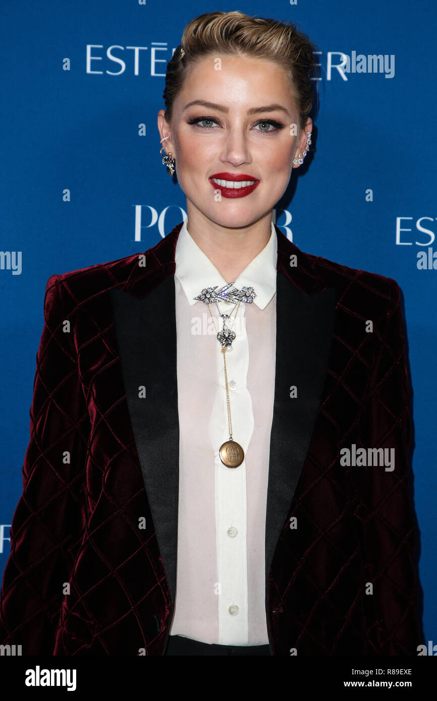 LOS ANGELES, CA, USA - OCTOBER 09: Amber Heard at PORTER's Incredible