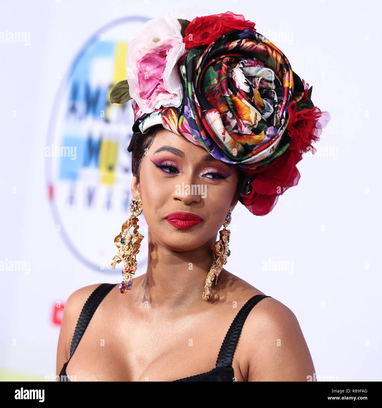 LOS ANGELES, CA, USA - OCTOBER 09: Rapper Cardi B aka Belcalis Marlenis ...