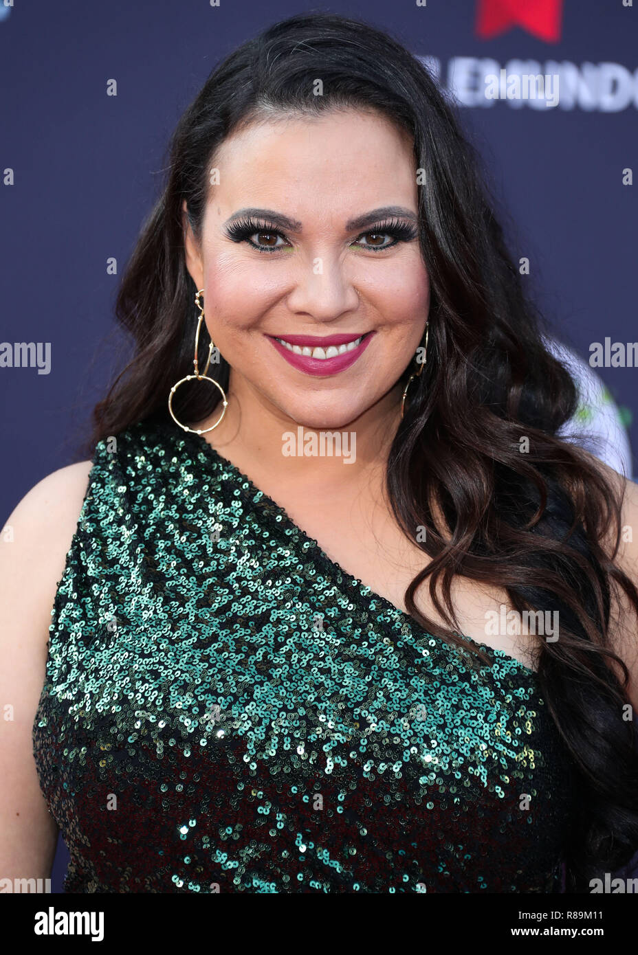 HOLLYWOOD, LOS ANGELES, CA, USA - OCTOBER 25: Gloria Calderon Kellett at the 2018 Latin American Music Awards held at the Dolby Theatre on October 25, 2018 in Hollywood, Los Angeles, California, United States. (Photo by Xavier Collin/Image Press Agency) Stock Photo