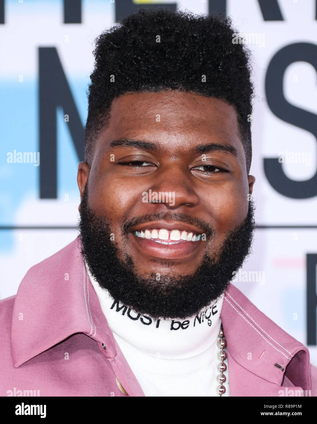 LOS ANGELES, CA, USA - OCTOBER 09: Khalid, Khalid Donnel Robinson at