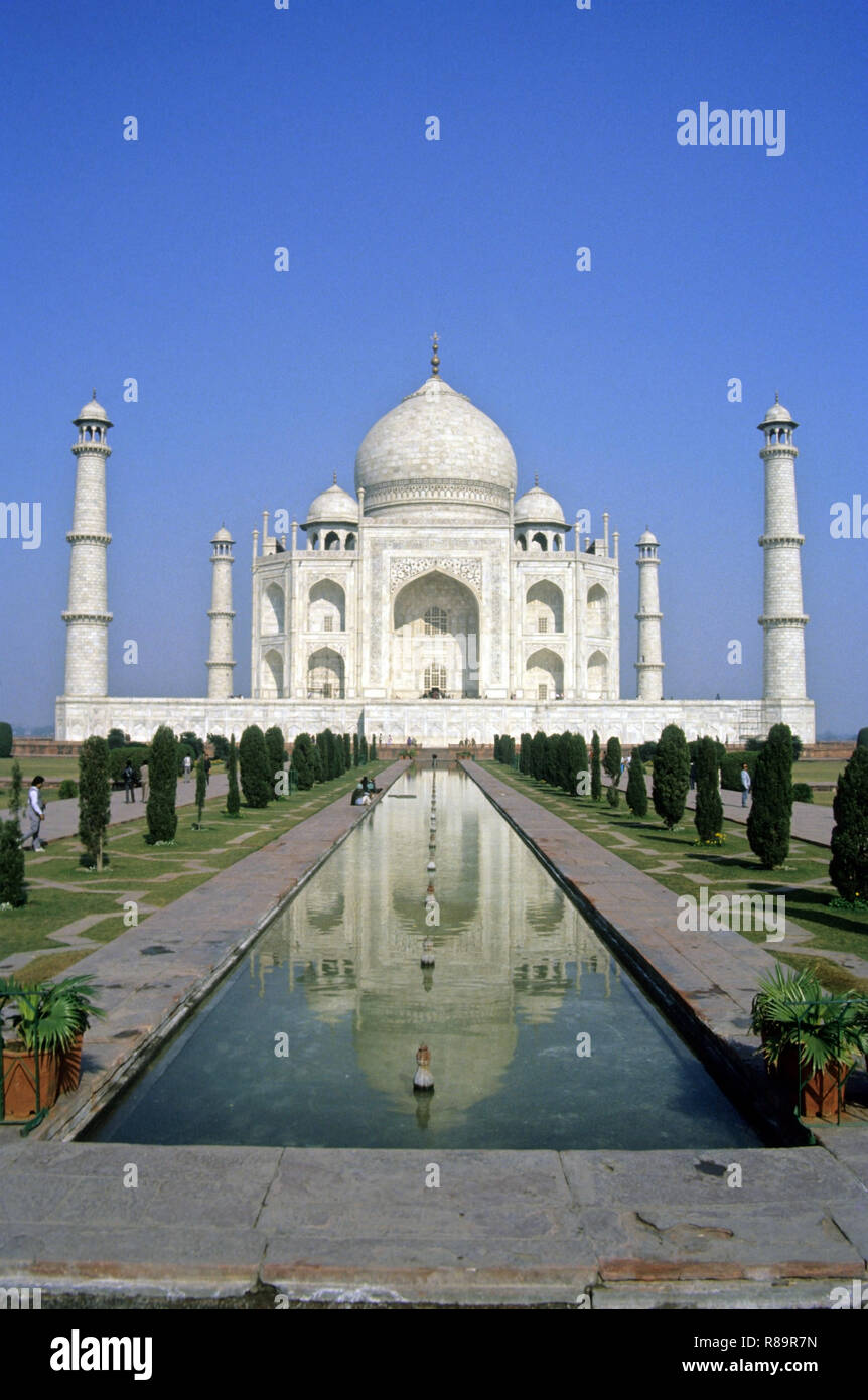 Taj Mahal, Agra, Uttar Pradesh, India Stock Photo