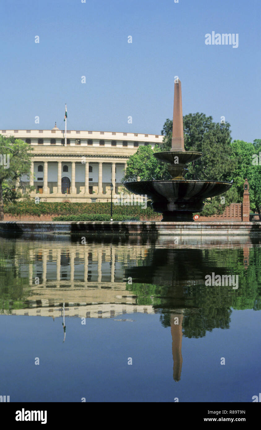 Parliament House, New Delhi, India Stock Photo