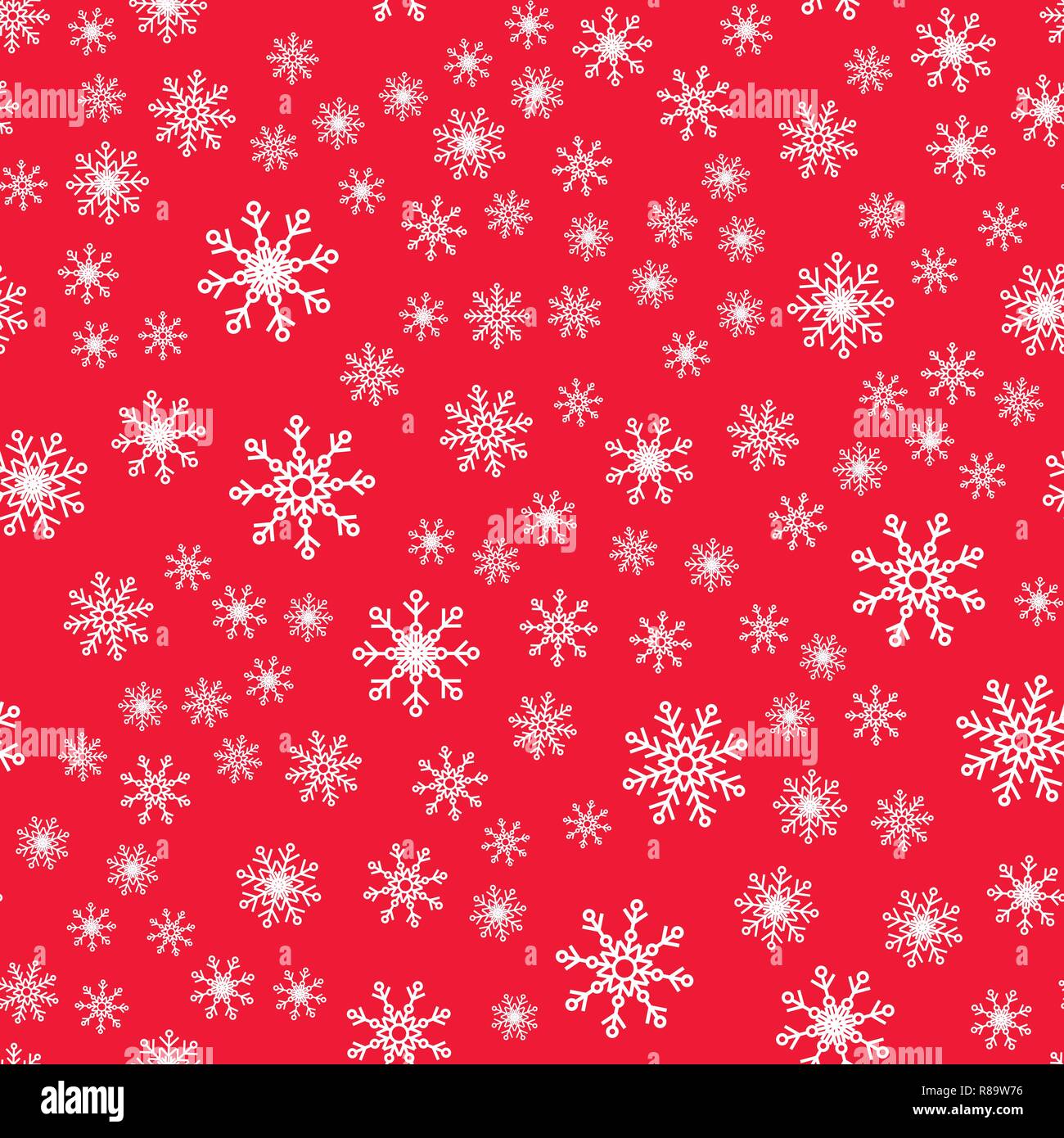 Snowflake Pattern For Packaging Seamless pattern. White snowflakes on a red backgrounds. For packaging ...