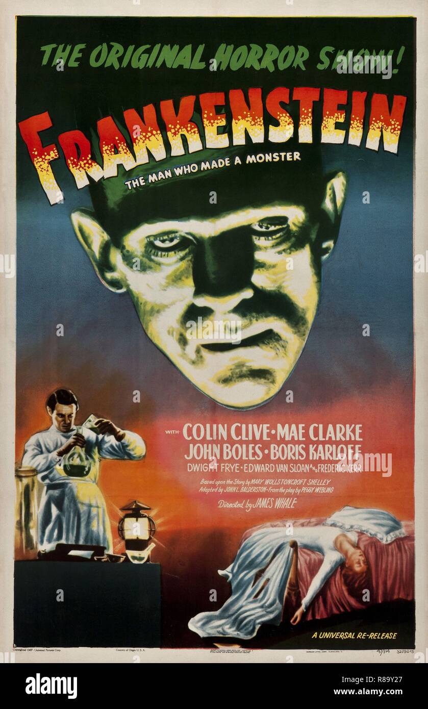 Frankenstein Year : 1931 USA Director : James Whale Boris Karloff ...