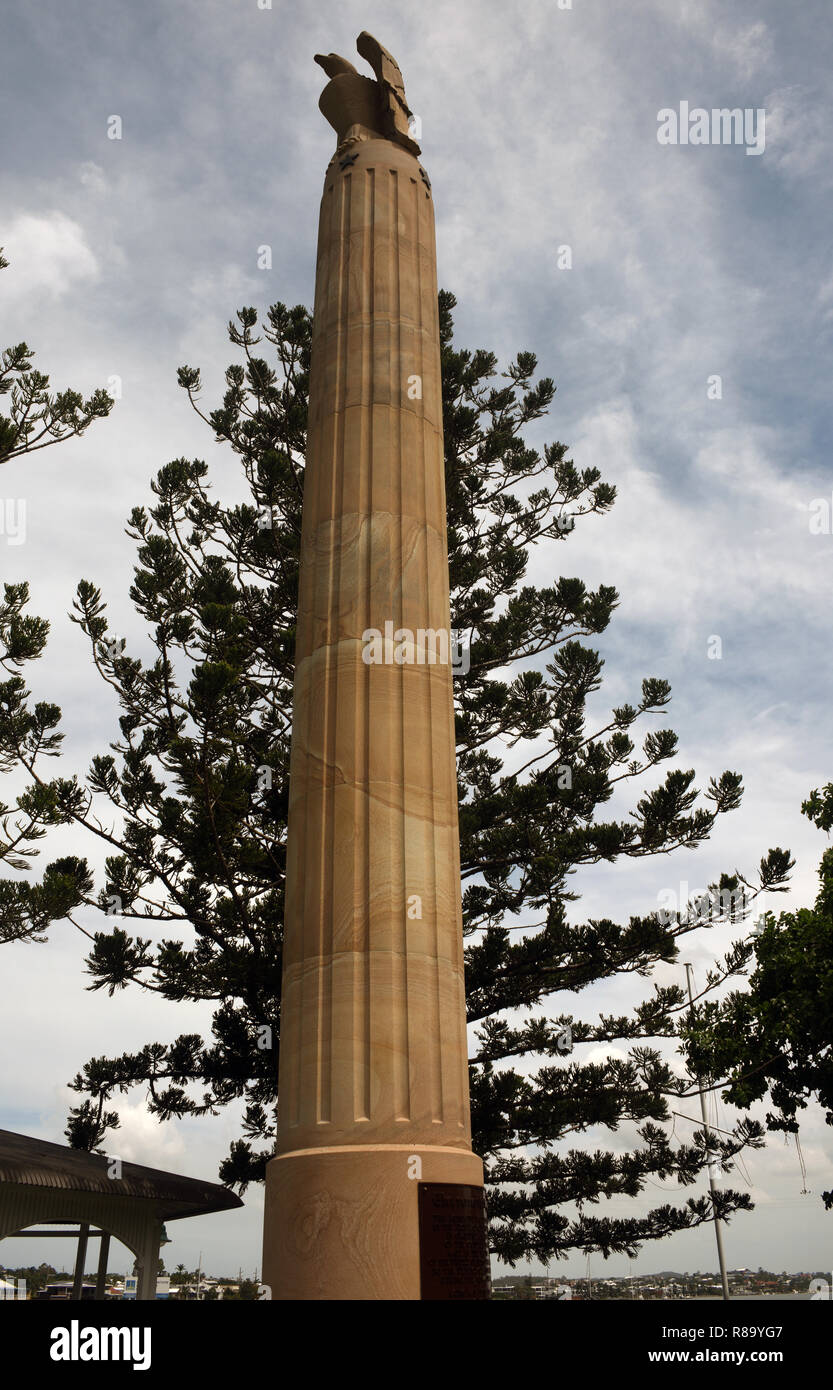 USAustralian War Memorial, Newstead Park, Brisbane, Australia Stock