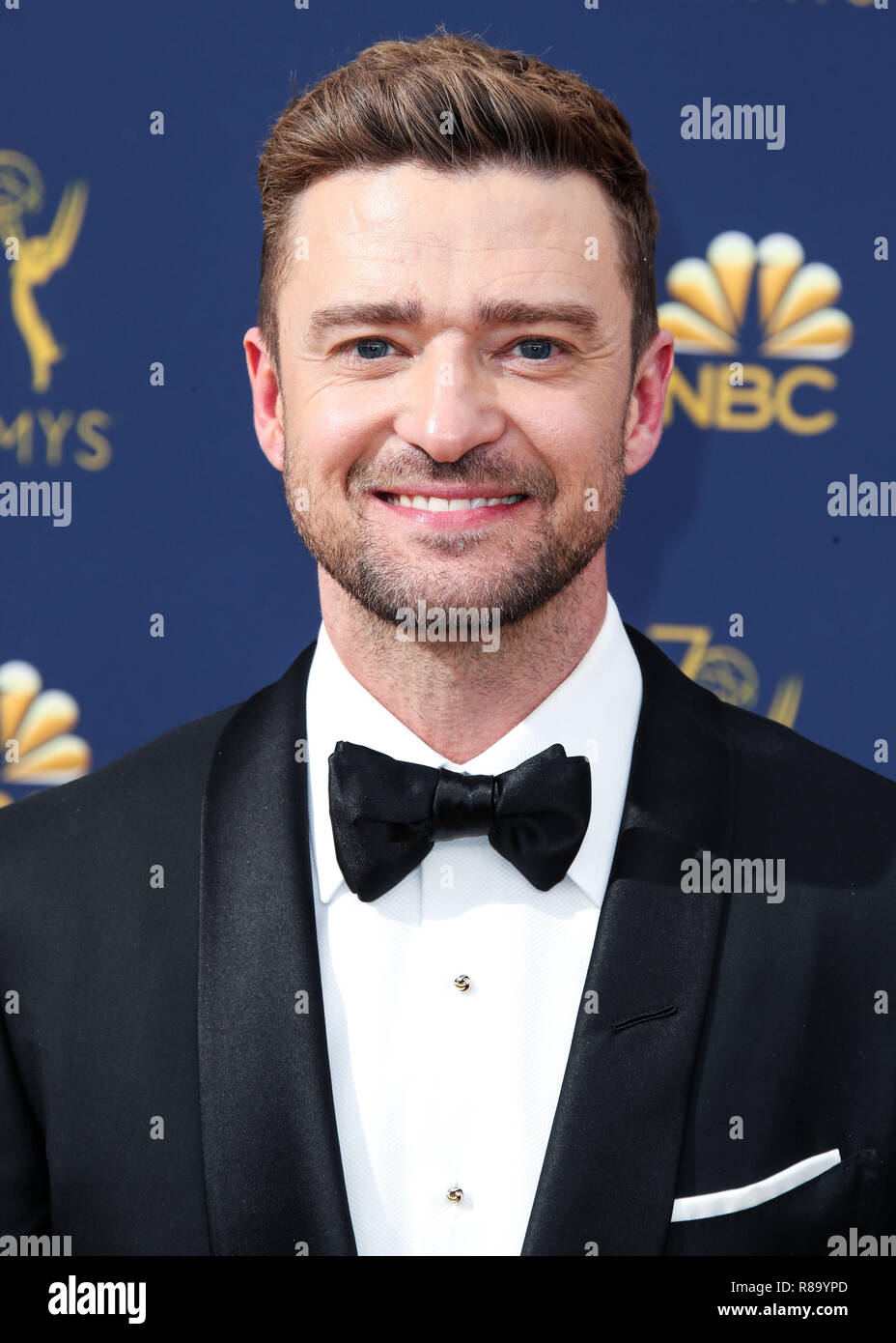 LOS ANGELES, CA, USA - SEPTEMBER 17: Justin Timberlake at the 70th Annual Primetime Emmy Awards held at Microsoft Theater at L.A. Live on September 17, 2018 in Los Angeles, California, United States. (Photo by Xavier Collin/Image Press Agency) Stock Photo