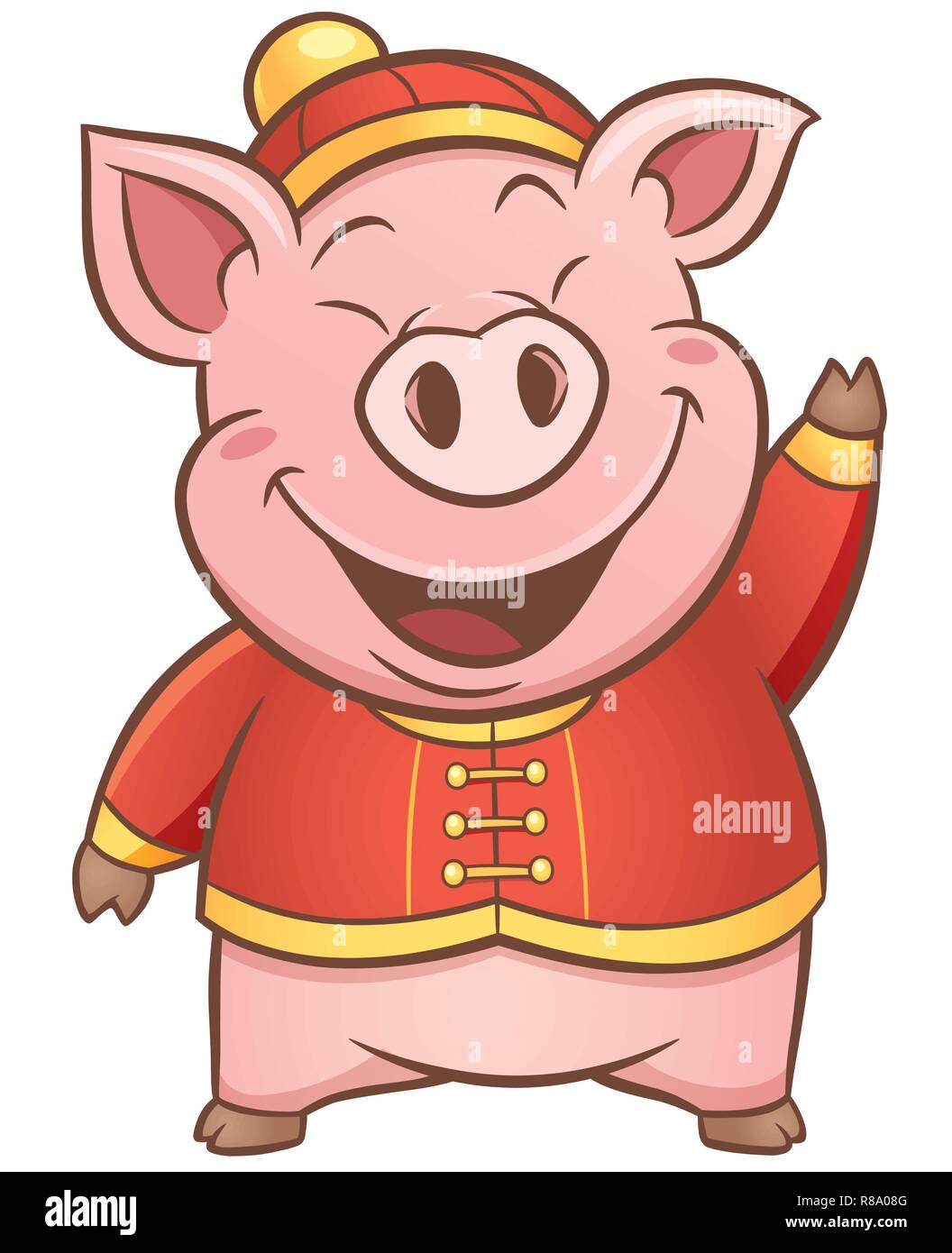 Vector illustration of cartoon pig wearing Chinese suit Stock Vector Image & Art - Alamy Vector illustration of cartoon pig wearing Chinese suit Stock Vector Image & Art - Alamy