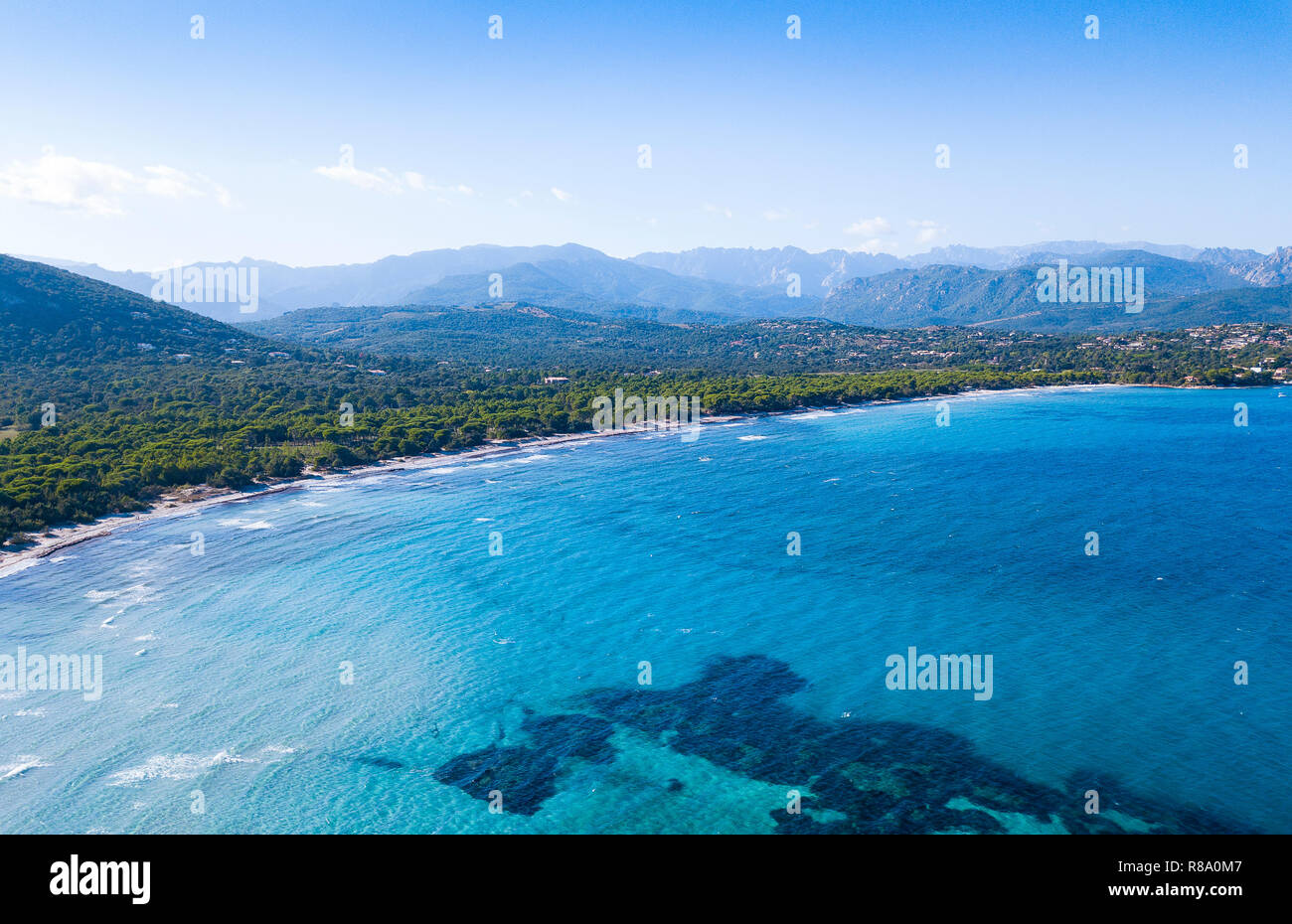 Pinarello Beach, Porto Vecchio, Corsica Stock Photo Alamy