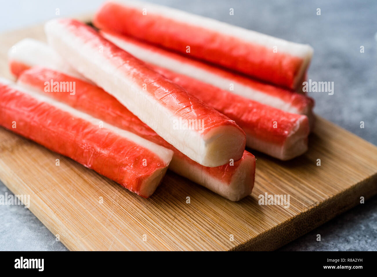 Fresh Crab Sticks Surimi Ready to Eat. Fast Food Stock Photo Alamy