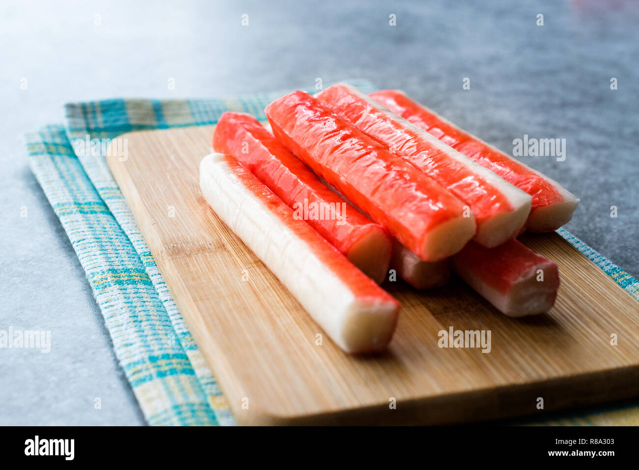 Fresh Crab Sticks Surimi Ready to Eat. Fast Food Stock Photo Alamy