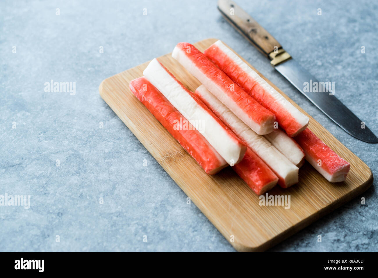 Fresh Crab Sticks Surimi Ready to Eat. Fast Food Stock Photo Alamy