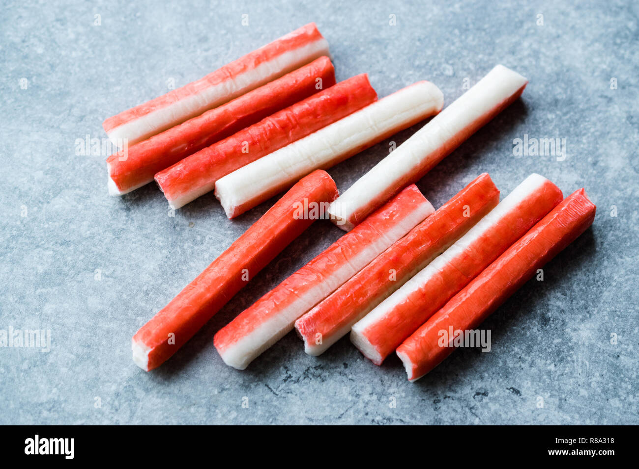 Fresh Crab Sticks Surimi Ready to Eat. Fast Food Stock Photo Alamy