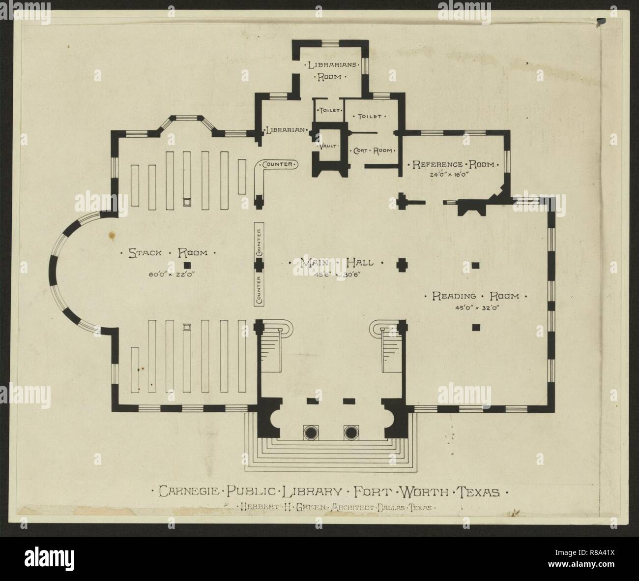 Carnegie Library, Fort Worth, Texas Stock Photo Alamy