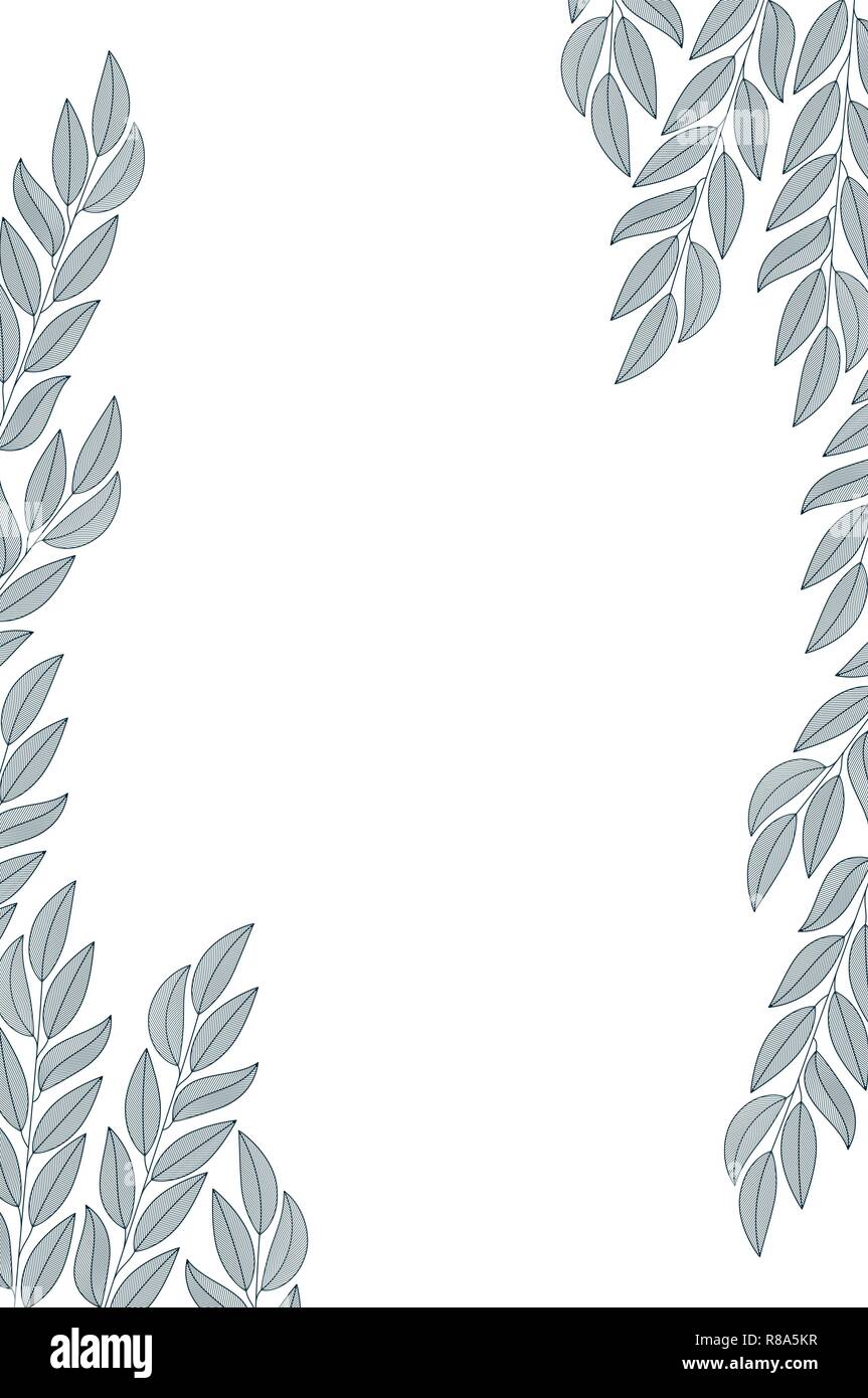 branch with leaves isolated icon Stock Vector Image & Art - Alamy