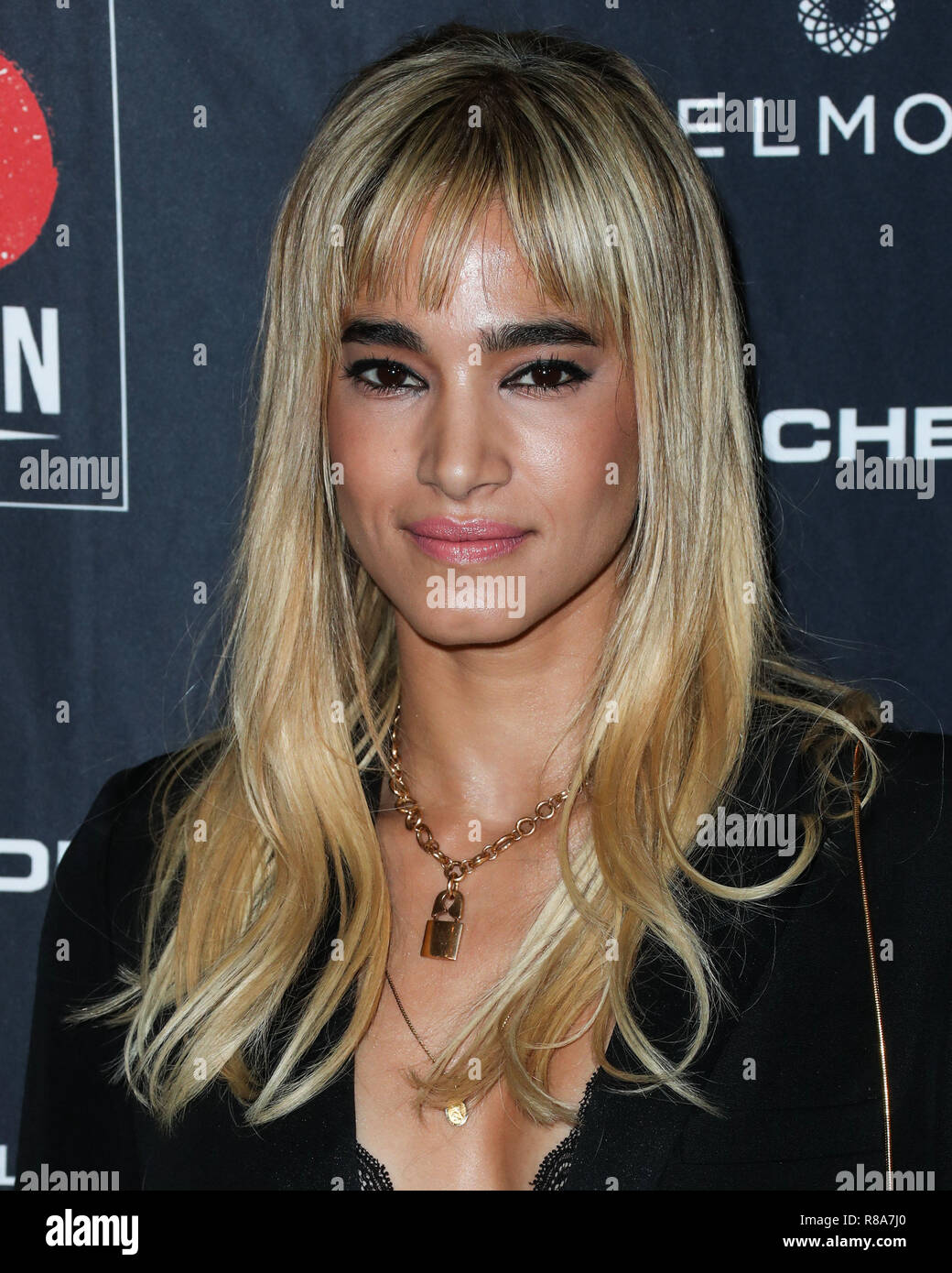 LOS ANGELES, CA, USA - OCTOBER 20: Sofia Boutella at the GO Campaign