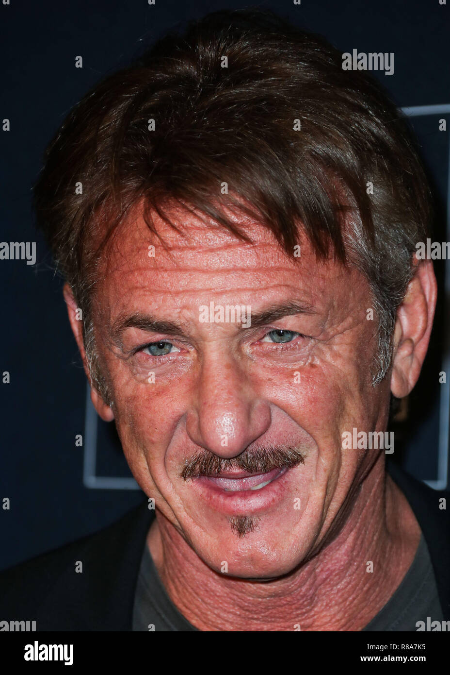 LOS ANGELES, CA, USA - OCTOBER 20: Sean Penn at the GO Campaign Gala 2018 held at the City Market Social House on October 20, 2018 in Los Angeles, California, United States. (Photo by Xavier Collin/Image Press Agency) Stock Photo