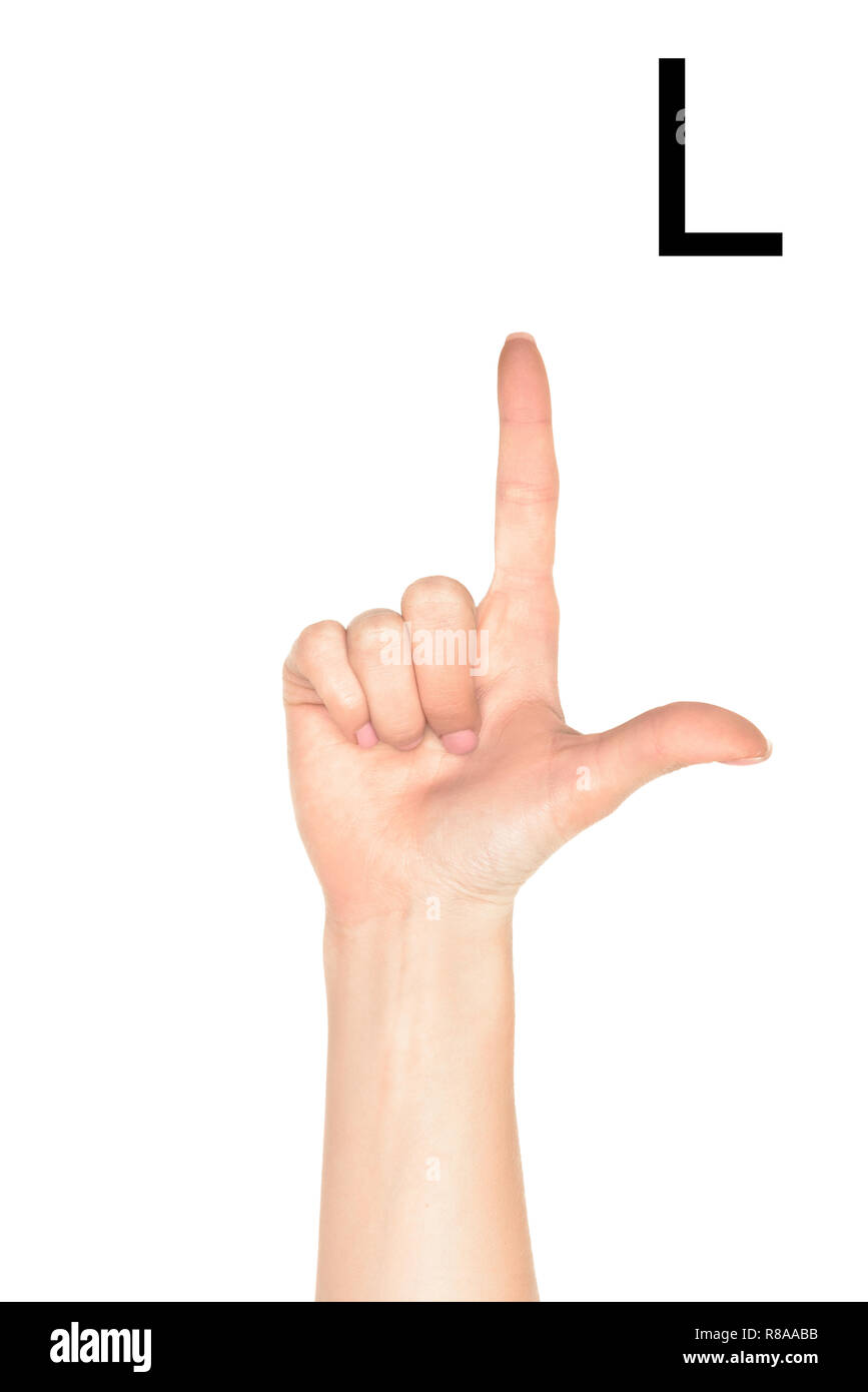 L Hand Sign Together L hand sign woman hi-res stock photography and images - Alamy