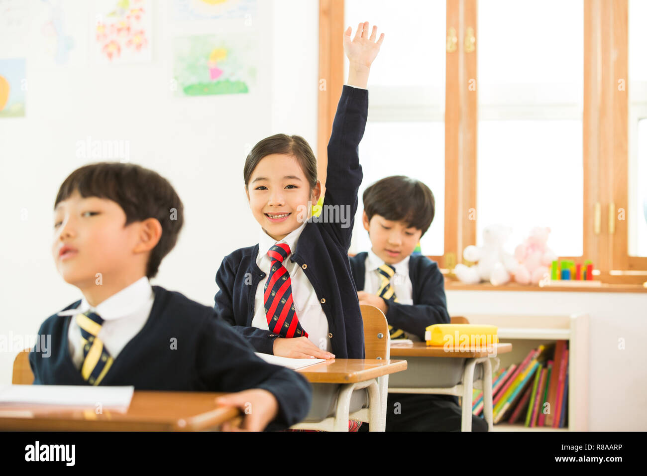 Elementary classroom uniforms hires stock photography and images Alamy