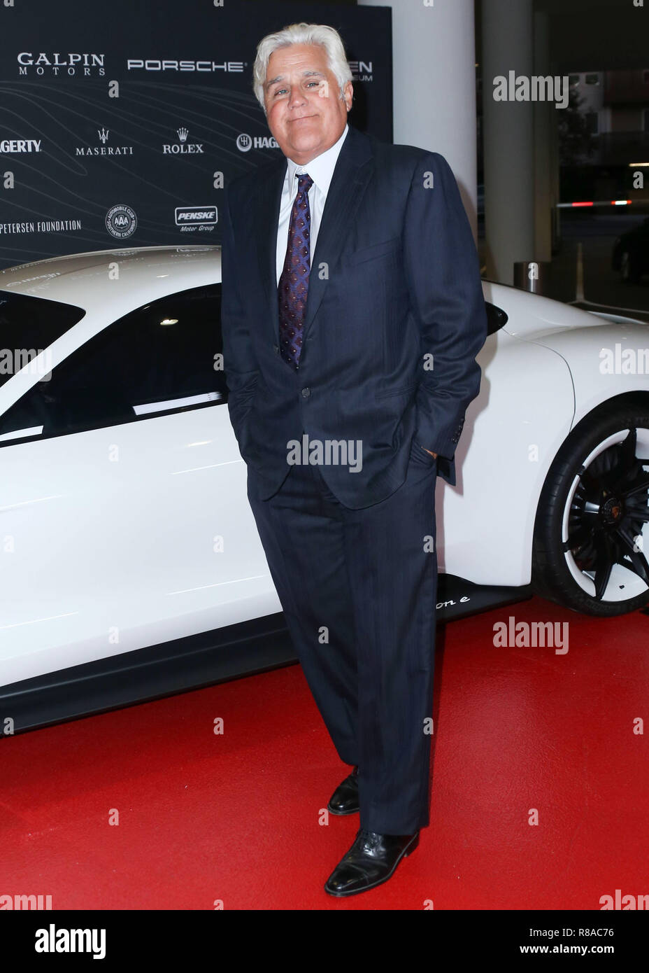 LOS ANGELES, CA, USA - OCTOBER 05: Jay Leno at the Petersen Automotive Museum Gala 2018 held at The Petersen Automotive Museum on October 5, 2018 in Los Angeles, California, United States. (Photo by David Acosta/Image Press Agency) Stock Photo
