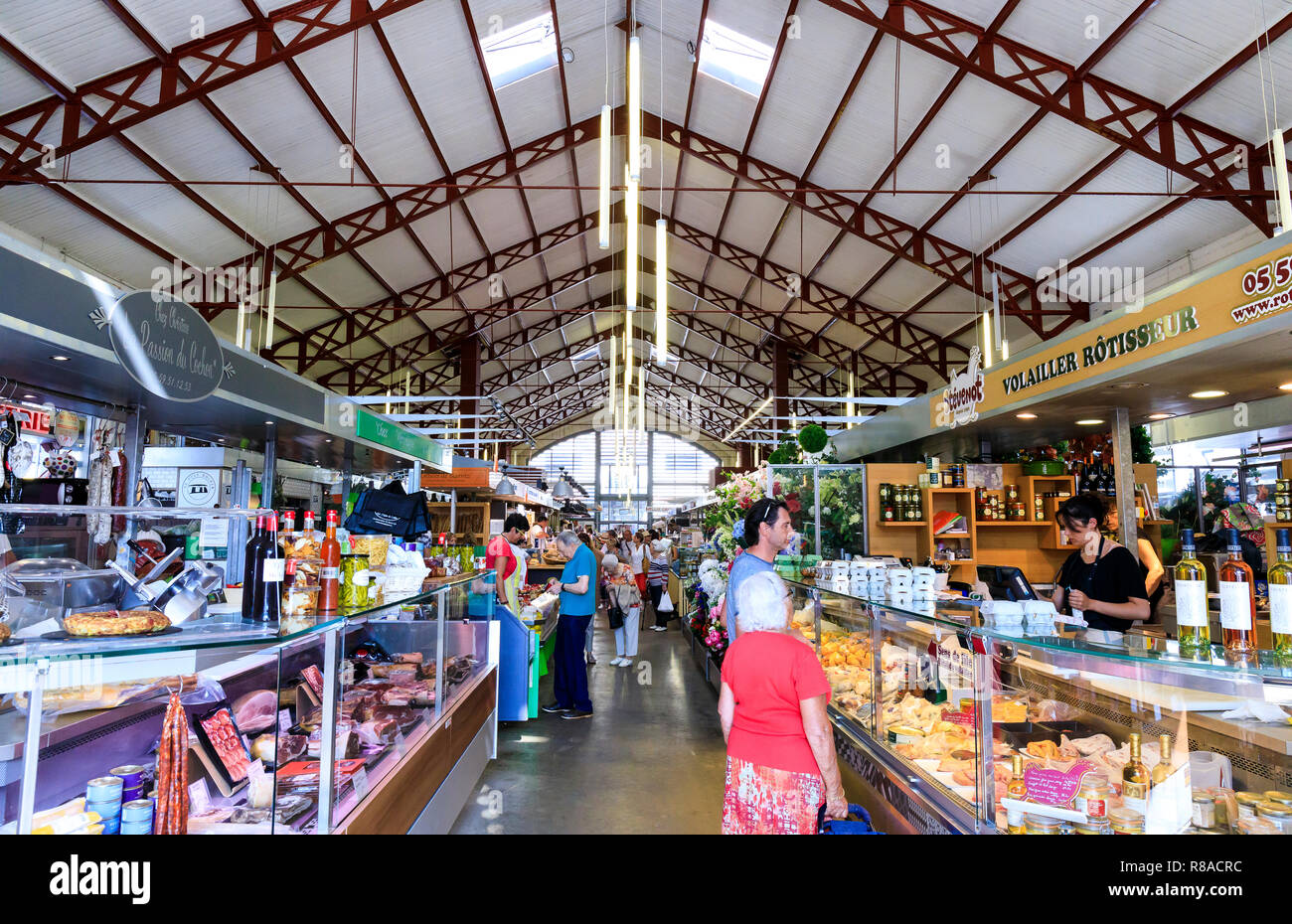 The Market, Biarritz, France Stock Photo