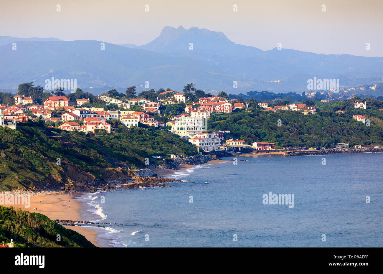 Guethary, Pays Basque, France Stock Photo