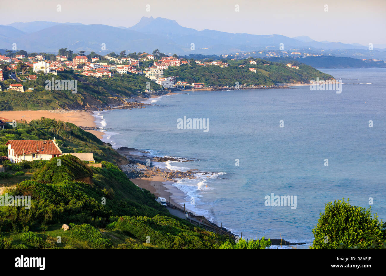 Guethary, Pays Basque, France Stock Photo