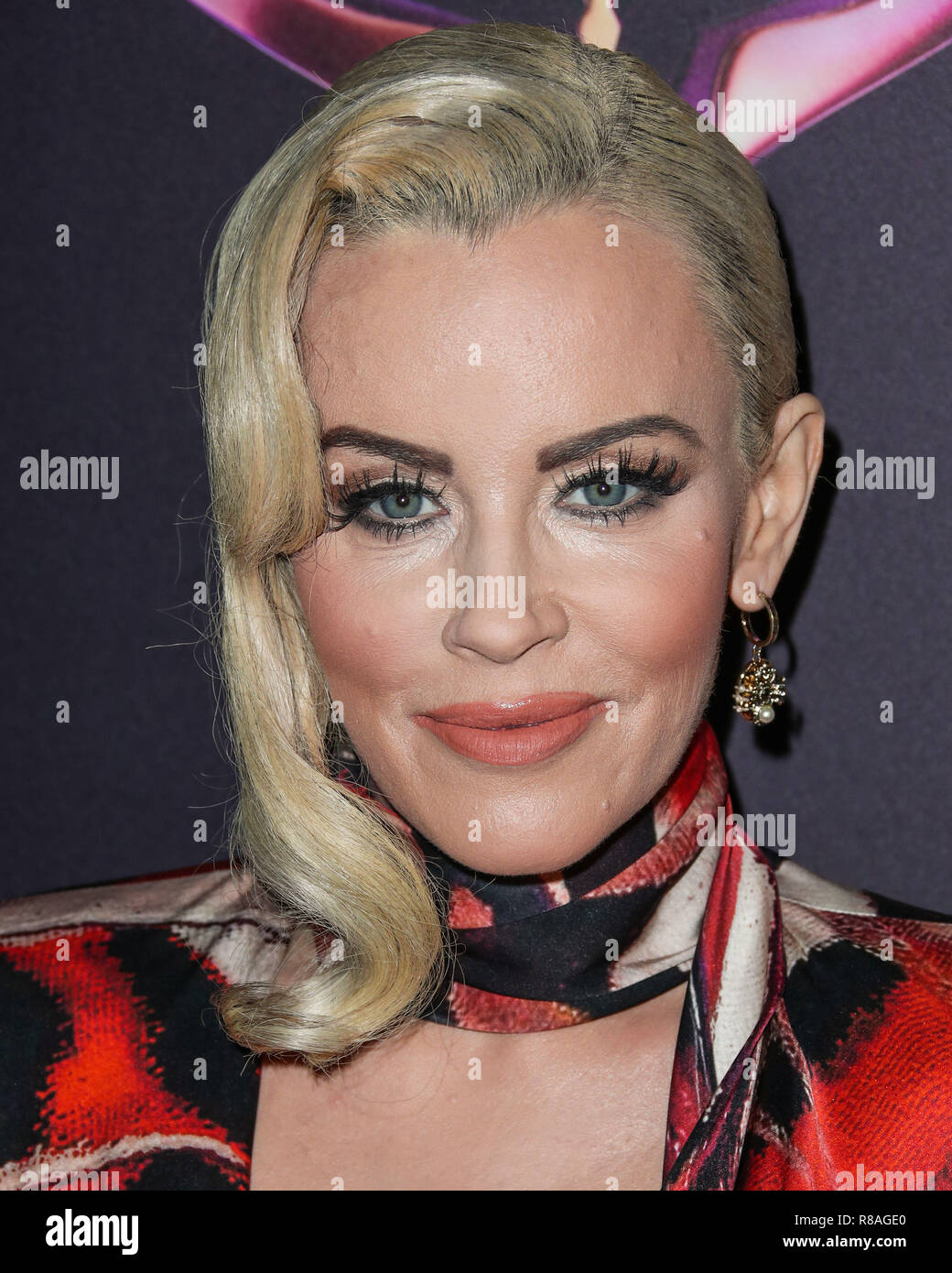 Hollywood, California, USA. 13th December, 2018. Jenny McCarthy arrives at Fox's 'The Masked Singer' Premiere Karaoke Event held at The Peppermint Club on December 13, 2018 in Los Angeles, California, United States. (Photo by Xavier Collin/Image Press Agency) Credit: Image Press Agency/Alamy Live News Stock Photo