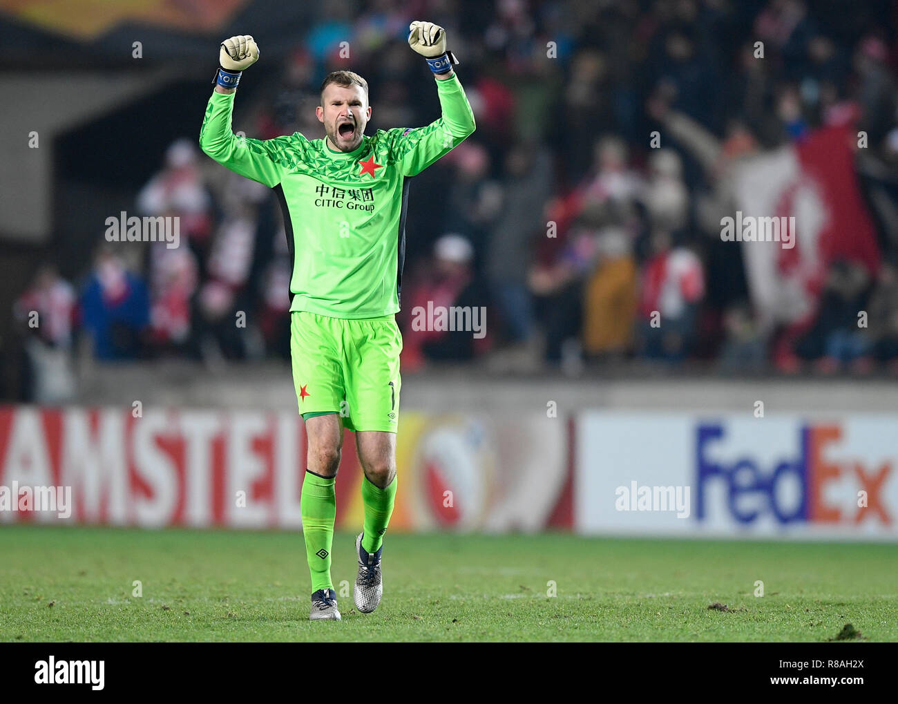 Prague, Czech Republic. 13th Dec, 2018. SK Slavia Praha soccer