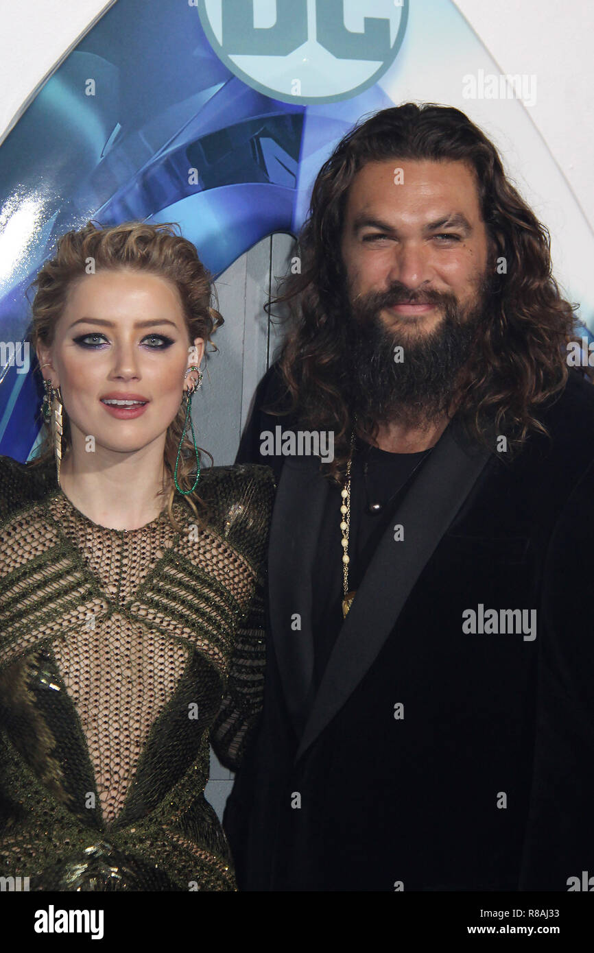 Amber Heard, Jason Momoa 12/12/2018 “Aquaman” Premiere held at the TCL