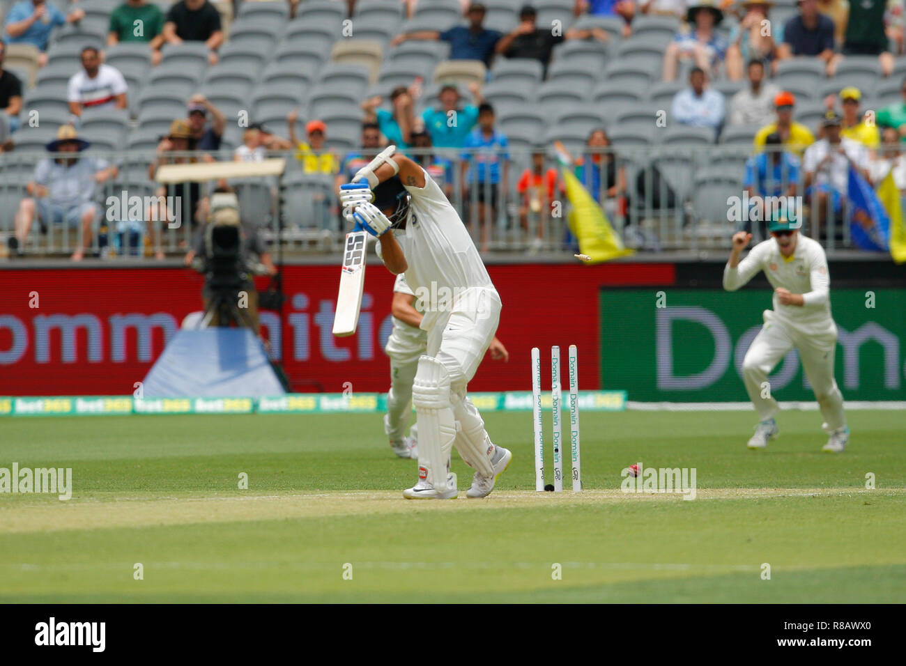 Optus Stadium, Perth, Australia. 15th Dec, 2018. International Test Series Cricket, Australia