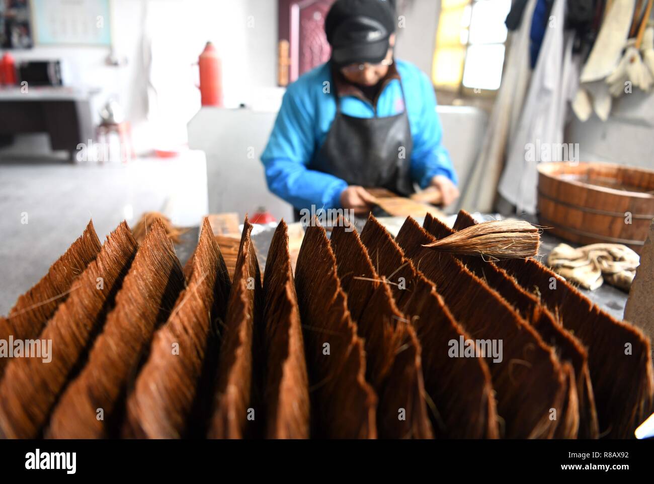 Chinese Paper Making Traditional High Resolution Stock Photography and