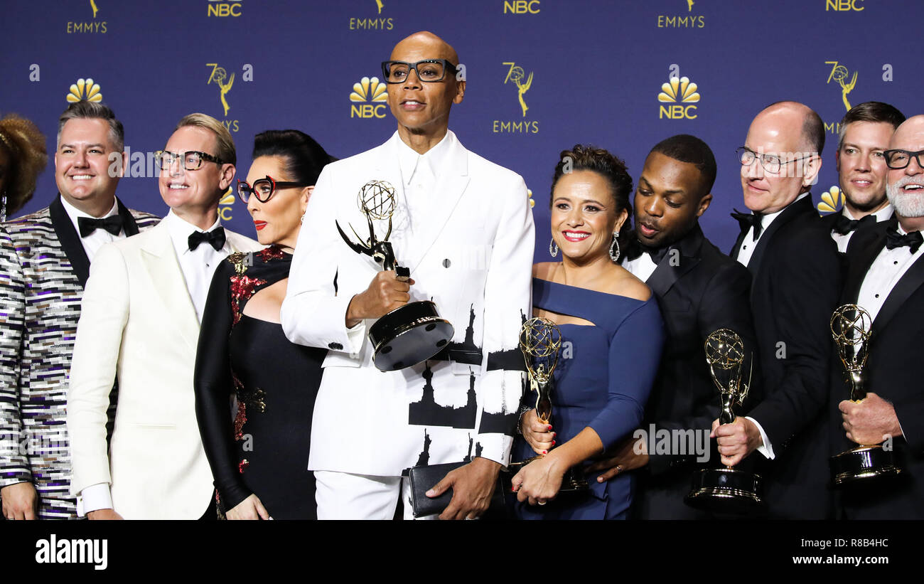 LOS ANGELES, CA, USA - SEPTEMBER 17: Ross Mathews, RuPaul Andre Charles ...