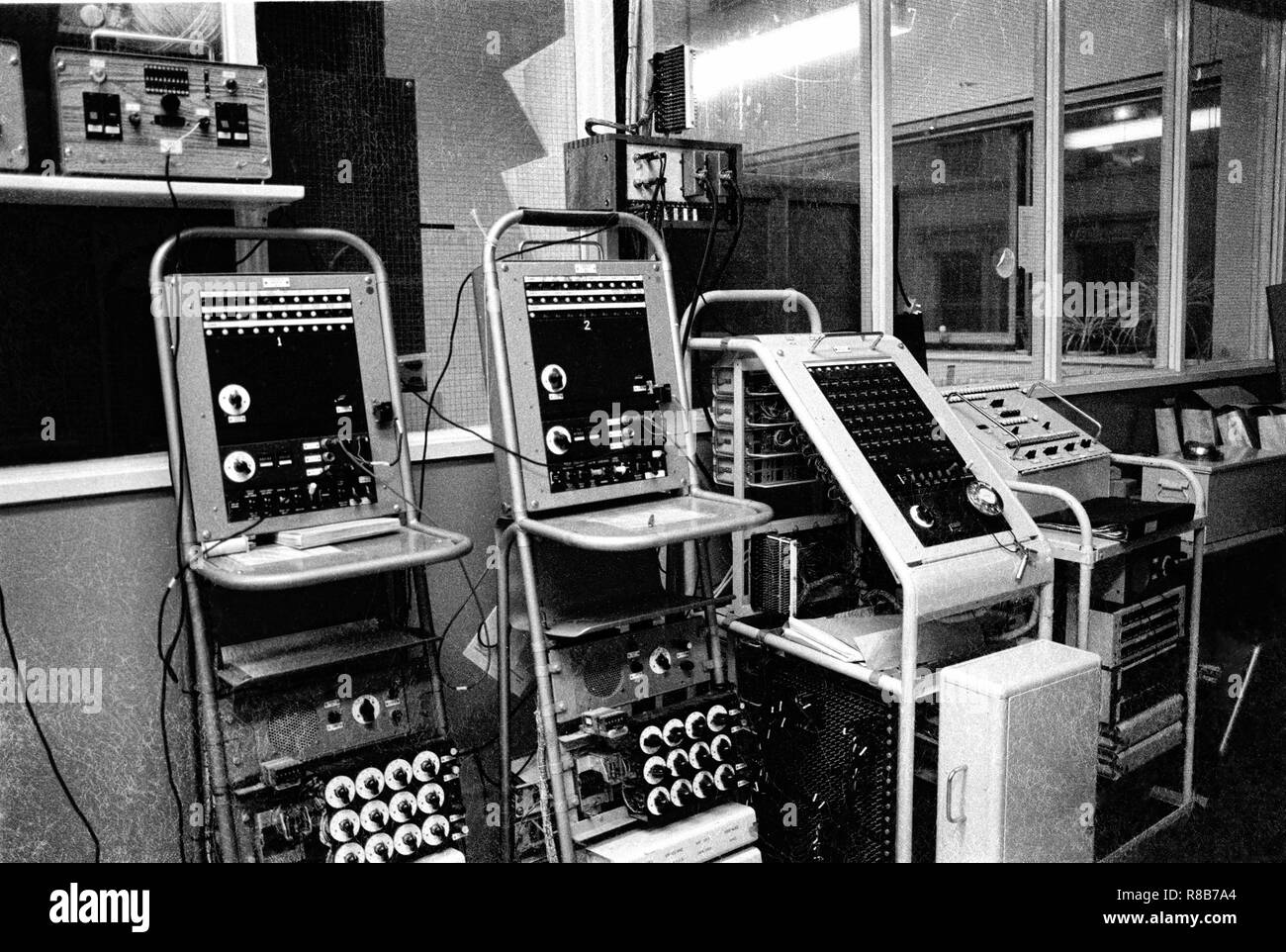 Strowger telephone exchange Black and White Stock Photos & Images Alamy