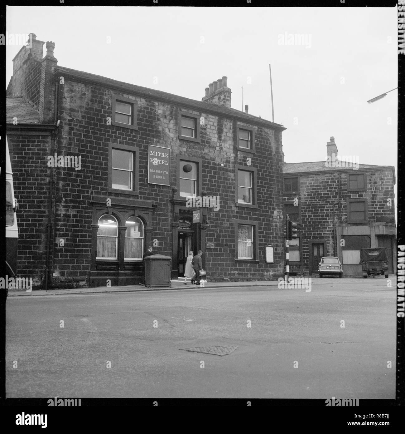 Mitre Hotel, Accrington Road, Burnley, Lancashire, 1966-1974. Creator: Eileen Deste. Stock Photo