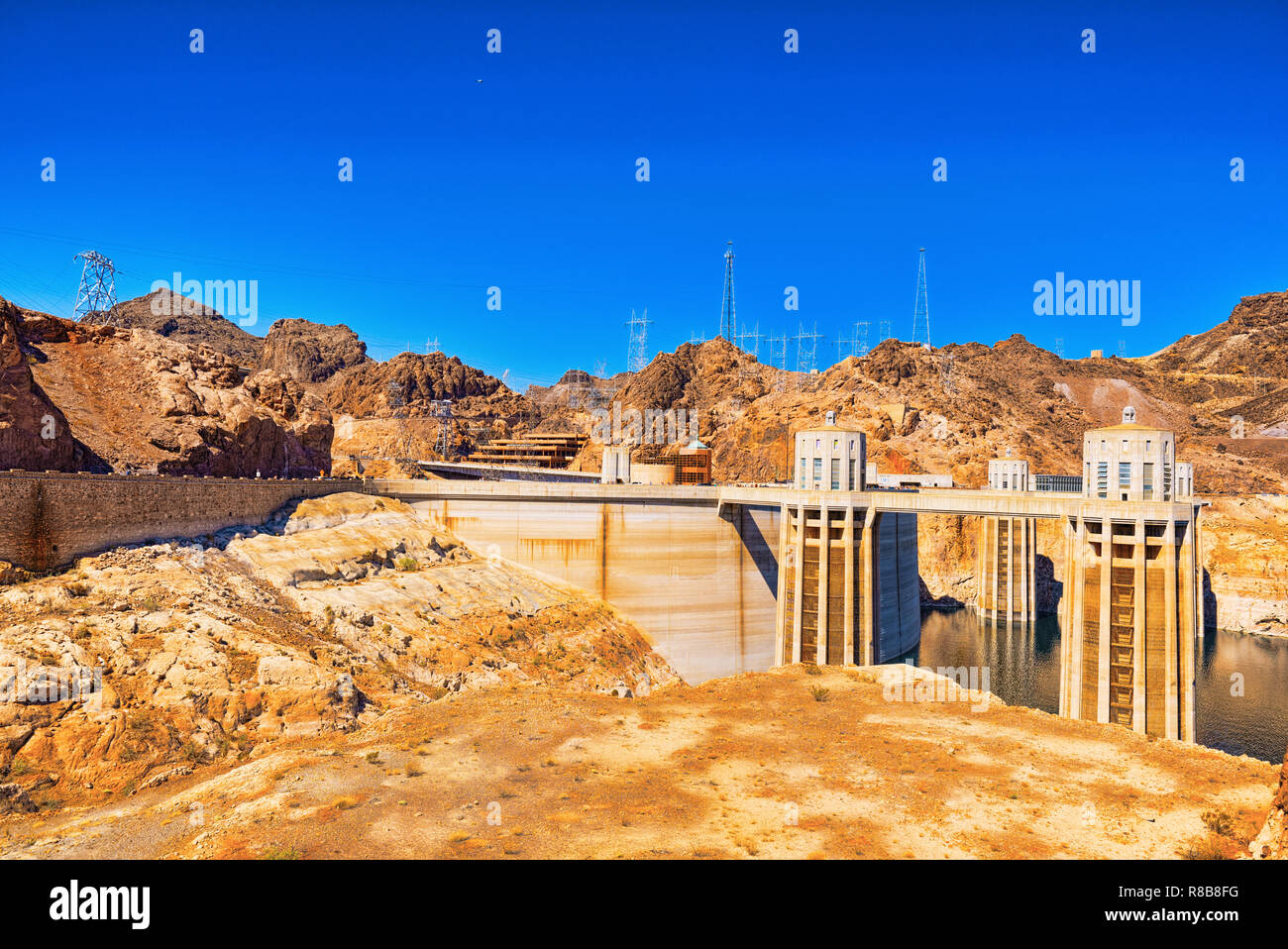 Colorado river california arizona border High Resolution Stock ...