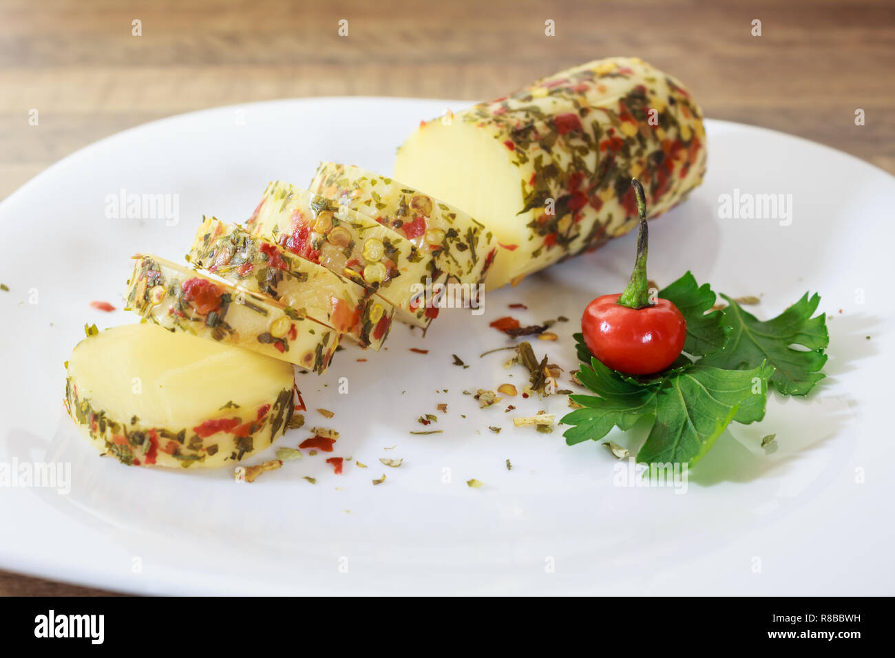 Provolone cheese, of Italian origin, very elaborated in the regions of