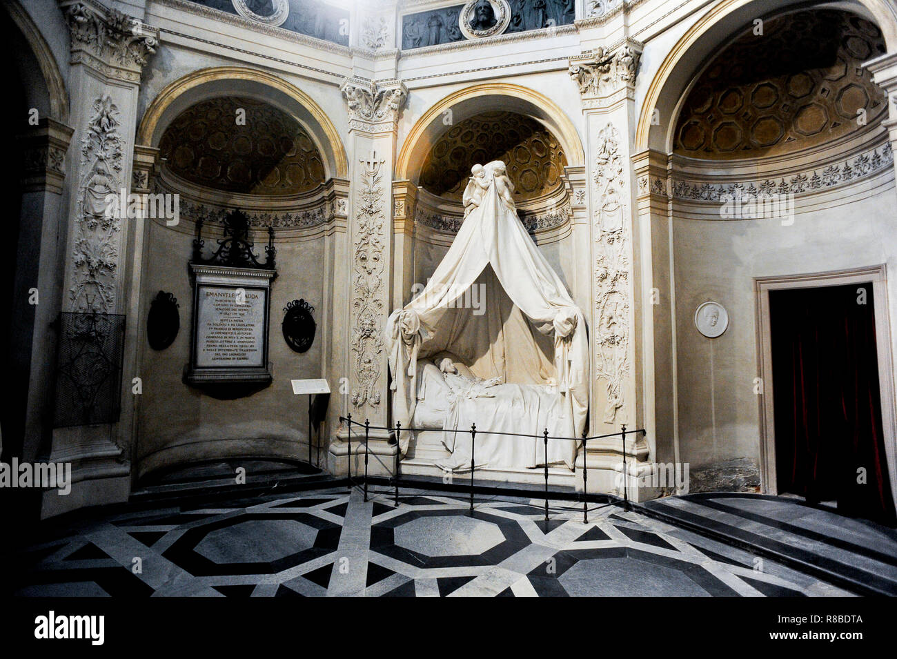 Italy Lombardy Arcore Chapel Of The Villa Borromeo D Adda In Memory Of Isabella Isimbardi Carved In White Carrara Marble By Vincenzo And Vela Stock Photo Alamy