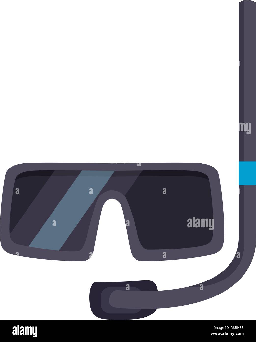 diving mask snorkel Stock Vector Image & Art - Alamy