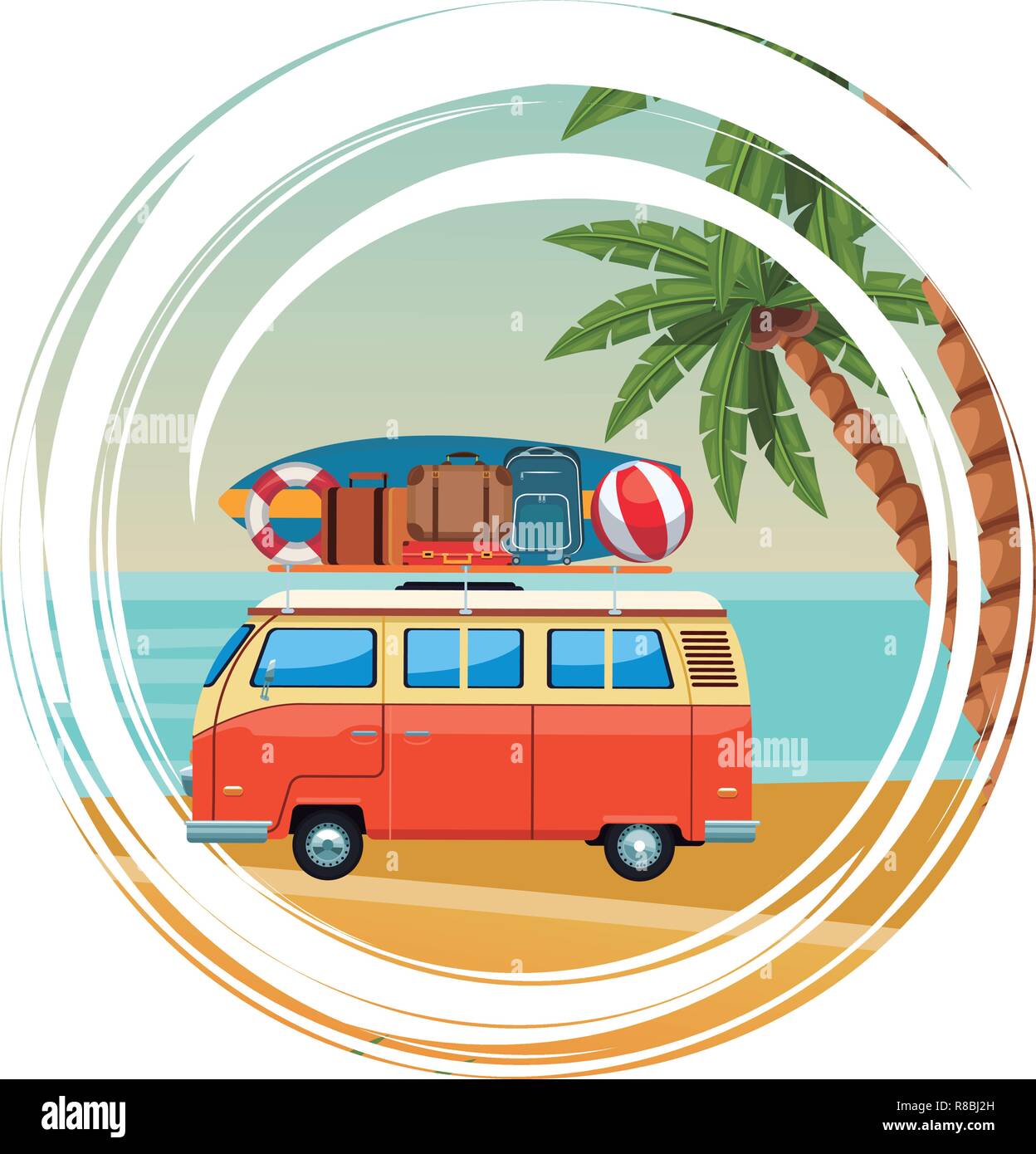 camper van icon Stock Vector Image & Art - Alamy