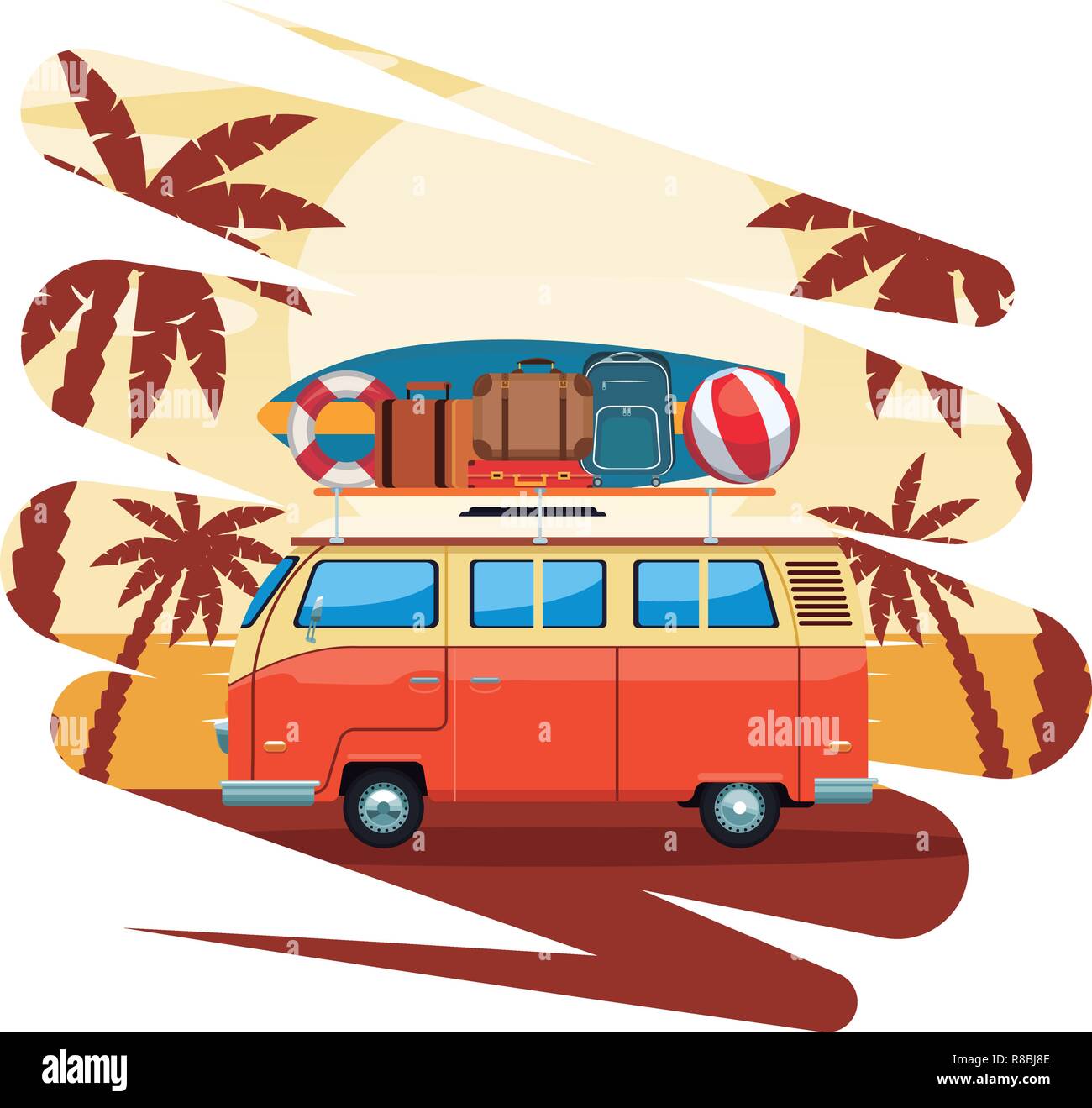 camper van icon Stock Vector Image & Art - Alamy
