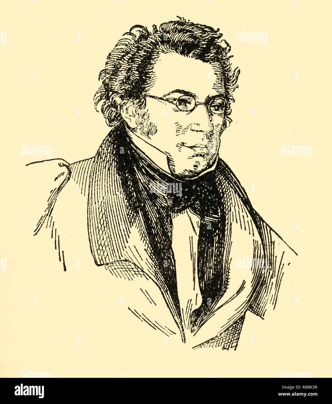 'Franz Schubert', (1933).  Creator: Unknown. Stock Photo