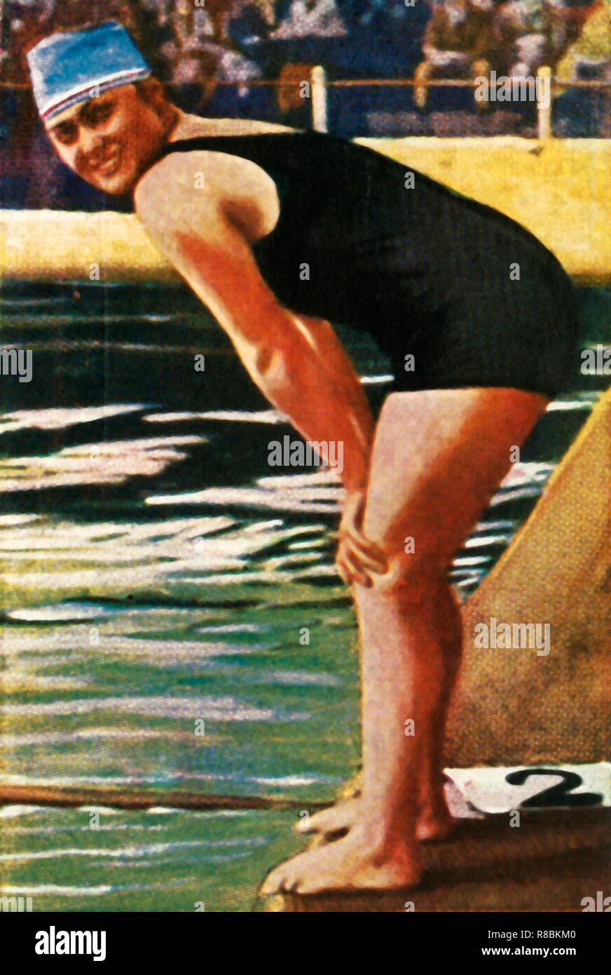 German swimmer Hilde Schrader, 1928. Creator: Unknown. Stock Photo